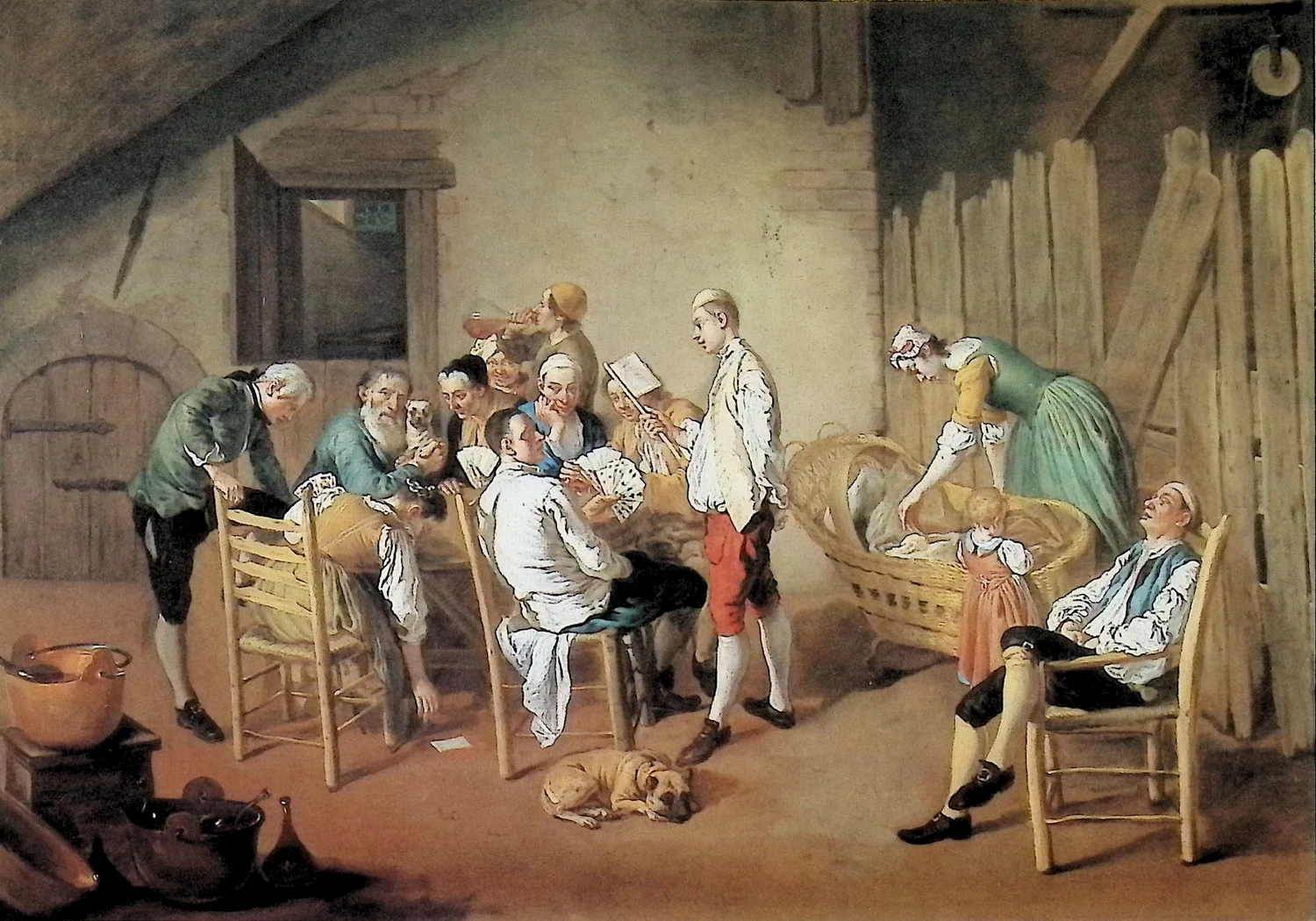 Giacomo Ceruti, il Pitocchetto - 225, Il gioco delle carte, Museum of Art, North Carolina